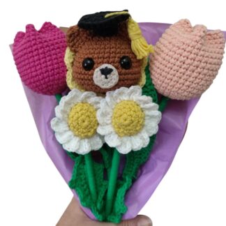 Ramo de flores animalitos x 5