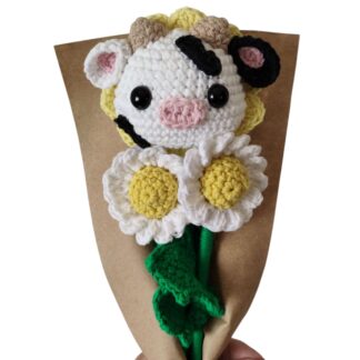 Ramo de flores animalitos x 3